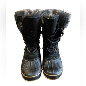 Juicy Couture rain boots faux fur size 6